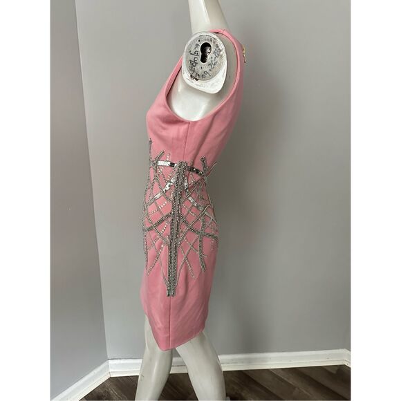 NWOT BALMAIN Embellished stretch-knit mini dress Sz FR 38 / US 6 $4895 - Picture 5 of 14